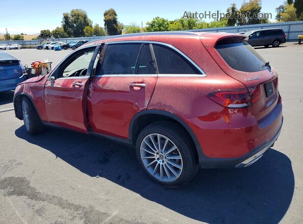 W1N0G8EB2MV269641 2021 MERCEDES-BENZ GLC-CLASS Red Trasero izquierdo