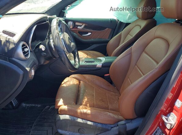 W1N0G8EB2MV269641 2021 MERCEDES-BENZ GLC-CLASS Red Vista interior delantera
