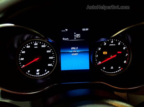 W1N0G8EB3NG081278 2022 MERCEDES-BENZ GLC-CLASS Black Вид щитка приладів