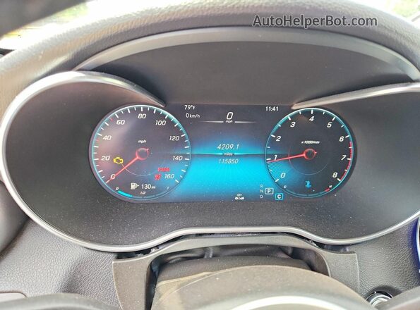 W1N0G8EB3NV338256 2022 MERCEDES-BENZ GLC-CLASS White Widok zestawu wskaźników