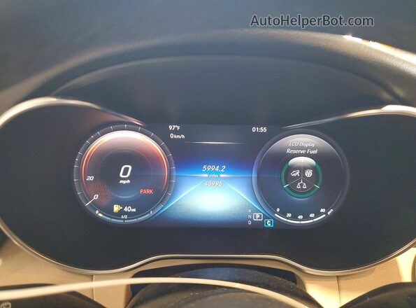 W1N0G8EB4MF871743 2021 MERCEDES-BENZ GLC-CLASS White Вид щитка приладів