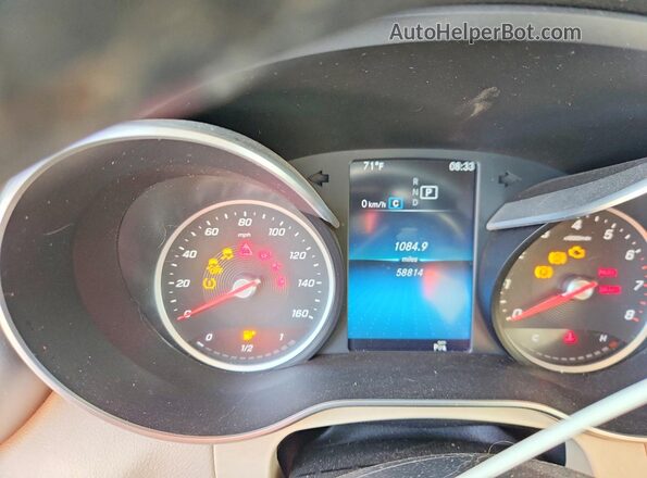 W1N0G8EB4NV388227 2022 MERCEDES-BENZ GLC-CLASS White Вид щитка приладів