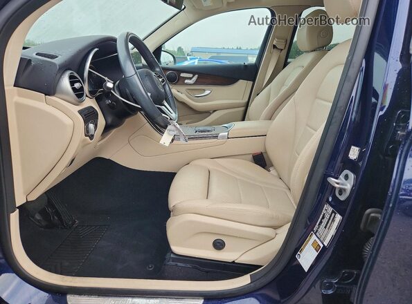 W1N0G8EB5MF987887 2021 MERCEDES-BENZ GLC-CLASS Blue Widok wnętrza z przodu