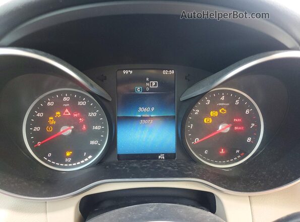 W1N0G8EB5NG034236 2022 MERCEDES-BENZ GLC-CLASS White Vista del cuadro de instrumentos