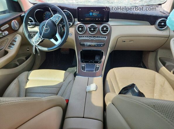 W1N0G8EB6MF889807 2021 MERCEDES-BENZ GLC-CLASS White Առջևի վահանակի տեսք