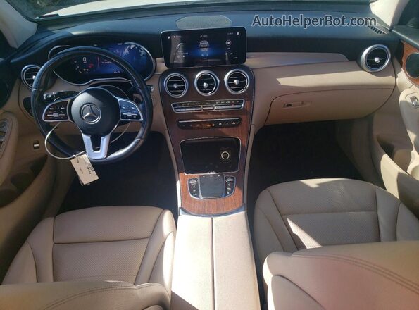W1N0G8EB7MF869128 2021 MERCEDES-BENZ GLC-CLASS White Вид панелі приладів