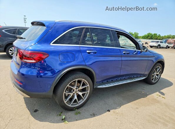 W1N0G8EB7MV306165 2021 MERCEDES-BENZ GLC-CLASS Blue Trasero derecho