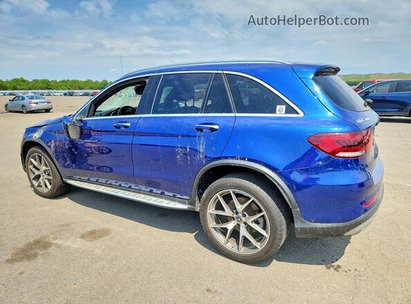 W1N0G8EB7MV306165 2021 MERCEDES-BENZ GLC-CLASS Blue Trasero izquierdo