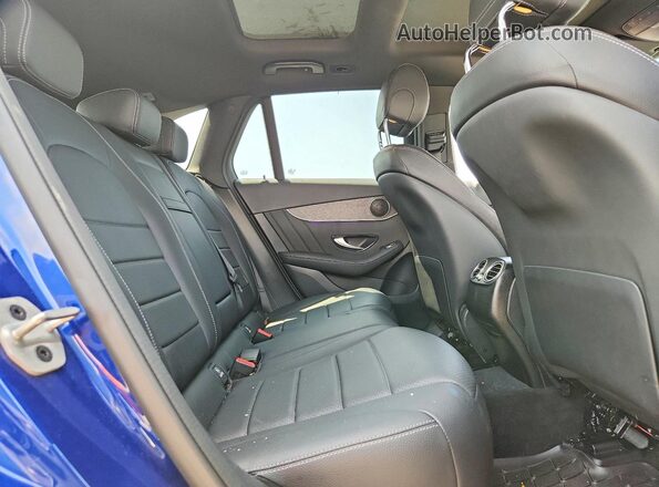 W1N0G8EB7MV306165 2021 MERCEDES-BENZ GLC-CLASS Blue Vista interior trasera