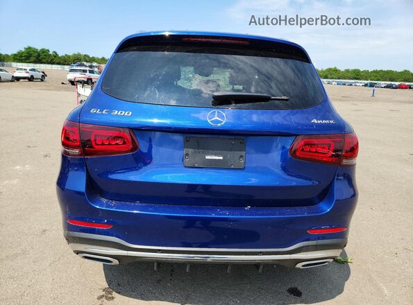 W1N0G8EB7MV306165 2021 MERCEDES-BENZ GLC-CLASS Blue Vista trasera