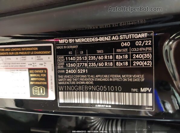 W1N0G8EB9NG051010 2022 MERCEDES-BENZ GLC 300 Black Widok komory silnika
