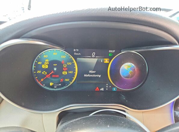 W1N0G8EBXMF920900 2021 MERCEDES-BENZ GLC-CLASS Blue Vista del cuadro de instrumentos