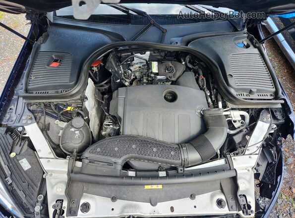 W1N0G8EBXMF920900 2021 MERCEDES-BENZ GLC-CLASS Blue Vista del compartimento del motor