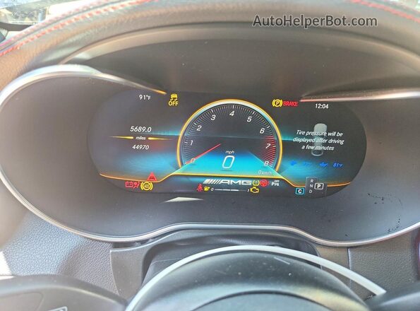 W1N0J6EB3NG113040 2022 MERCEDES-BENZ GLC-CLASS Black Vista del cuadro de instrumentos