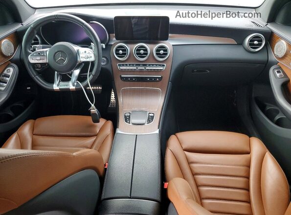 W1N0J6EB4MF997252 2021 MERCEDES-BENZ GLC-CLASS Black Dashboard view