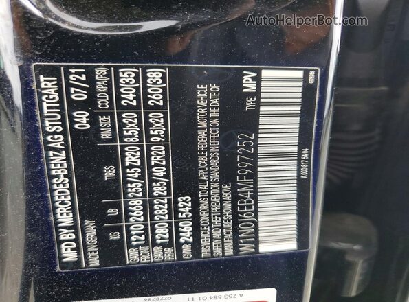 W1N0J6EB4MF997252 2021 MERCEDES-BENZ GLC-CLASS Black Engine compartment view