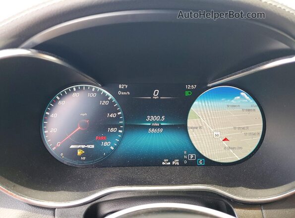 W1N0J6EB6NG030217 2022 MERCEDES-BENZ GLC-CLASS Charcoal Вид щитка приладів