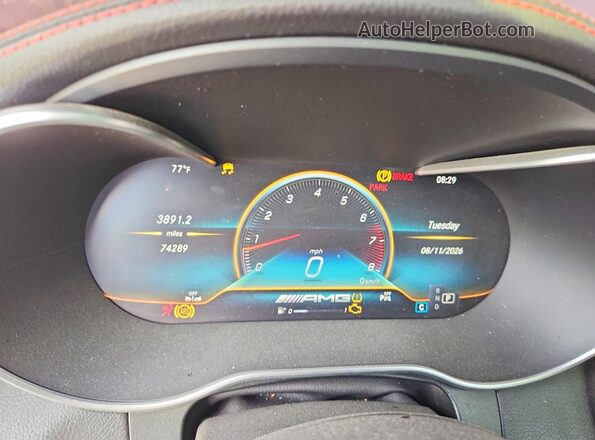 W1N0J6EBXMF920739 2021 MERCEDES-BENZ GLC-CLASS Black ხელსაწყოთა პანელის ხედი