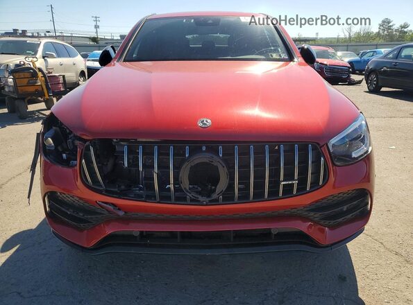 W1N0J6EBXMF965938 2021 MERCEDES-BENZ GLC-CLASS Красный Вид спереди
