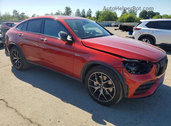 W1N0J6EBXMF965938 2021 MERCEDES-BENZ GLC-CLASS Красный Передняя правая четверть