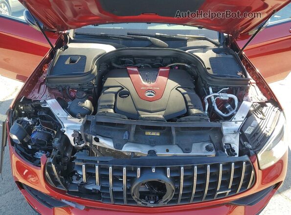 W1N0J6EBXMF965938 2021 MERCEDES-BENZ GLC-CLASS Красный Вид подкапотного пространства