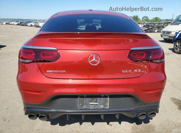 W1N0J6EBXMF965938 2021 MERCEDES-BENZ GLC-CLASS Красный Вид сзади