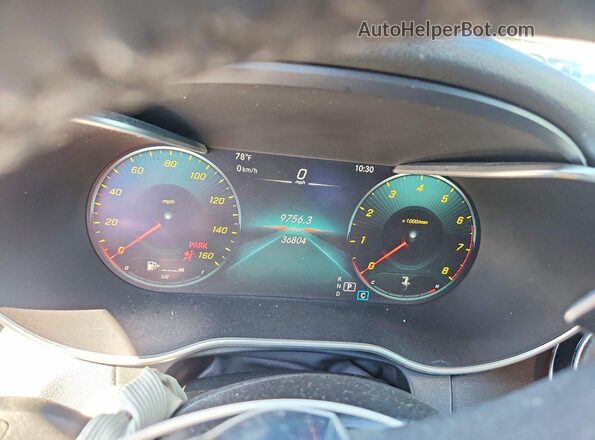 W1N0J8EB0MF892820 2021 MERCEDES-BENZ GLC-CLASS Gray Սարքավորումների վահանակի տեսք