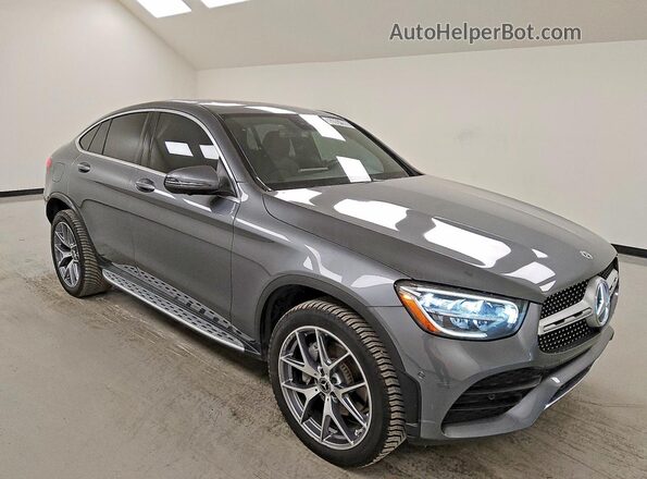 W1N0J8EB4MF910218 2021 MERCEDES-BENZ GLC-CLASS Gray Delantero derecho