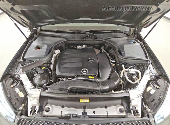 W1N0J8EB4MF910218 2021 MERCEDES-BENZ GLC-CLASS Gray Vista del compartimento del motor
