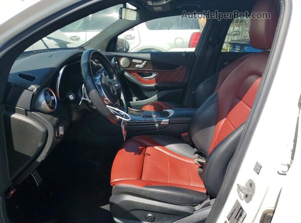 W1N0J8EB6MF948386 2021 MERCEDES-BENZ GLC-CLASS White Widok wnętrza z przodu