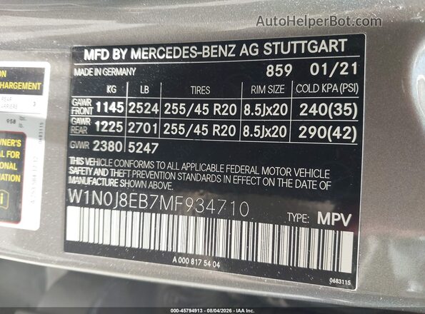 W1N0J8EB7MF934710 2021 MERCEDES-BENZ GLC 300 COUPE Gold ძრავის განყოფილების ხედი