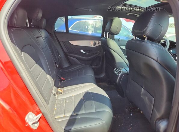 W1N0J8EB8MF933274 2021 MERCEDES-BENZ GLC-CLASS Red Вид задніх сидінь