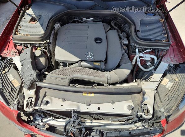 W1N0J8EB8MF933274 2021 MERCEDES-BENZ GLC-CLASS Red Вид задньої частини салону