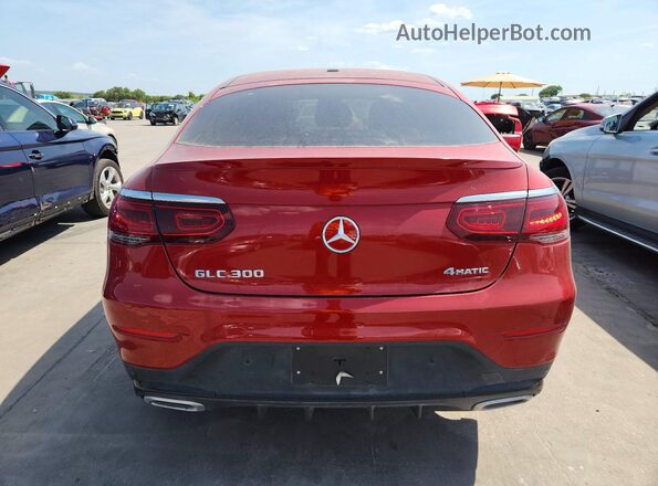 W1N0J8EB8MF933274 2021 MERCEDES-BENZ GLC-CLASS Red Вид ззаду