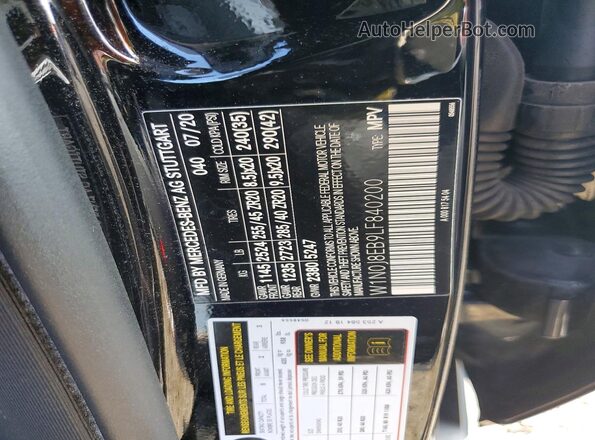 W1N0J8EB9LF840200 2020 MERCEDES-BENZ GLC-CLASS Black Շարժիչի բաժամունքի տեսք