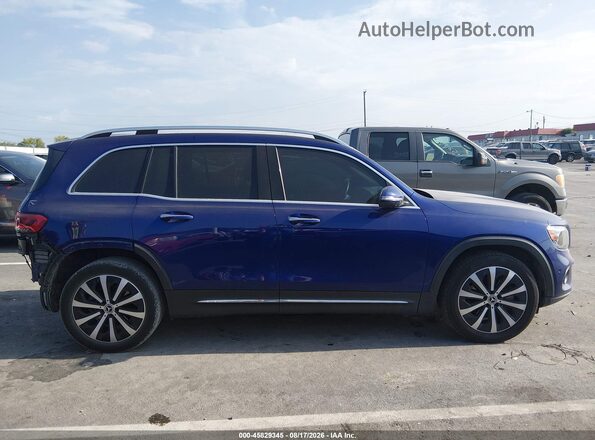 W1N4M4GB2LW034844 2020 MERCEDES-BENZ GLB-CLASS Blue Vista interior trasera