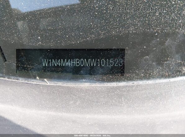 W1N4M4HB0MW101523 2021 MERCEDES-BENZ GLB-CLASS Черный Вид подкапотного пространства
