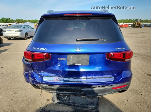 W1N4M4HB1MW109498 2021 MERCEDES-BENZ GLB-CLASS Синий Вид сзади