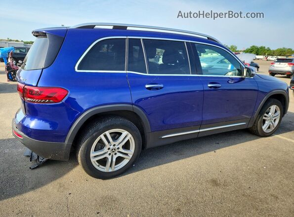 W1N4M4HB1MW109498 2021 MERCEDES-BENZ GLB-CLASS Синий Задняя правая четверть