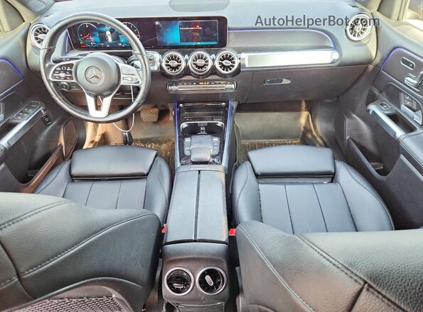 W1N4M4HB1MW109498 2021 MERCEDES-BENZ GLB-CLASS Синий Вид панели приборов
