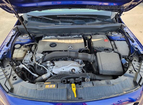 W1N4M4HB1MW109498 2021 MERCEDES-BENZ GLB-CLASS Синий Вид подкапотного пространства