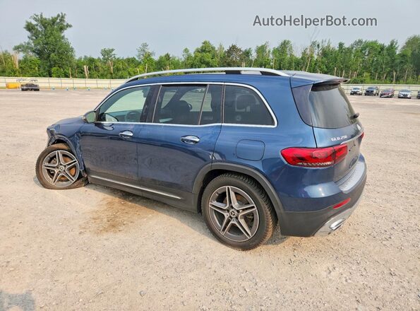 W1N4M4HB2MW080934 2021 MERCEDES-BENZ GLB-CLASS Синий Задняя левая четверть