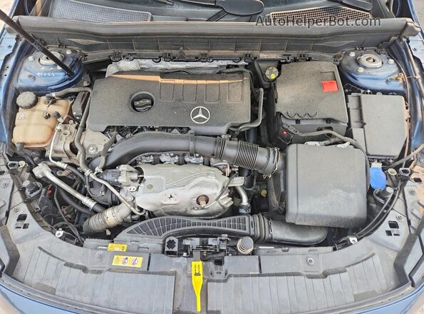 W1N4M4HB2MW080934 2021 MERCEDES-BENZ GLB-CLASS Синий Вид подкапотного пространства