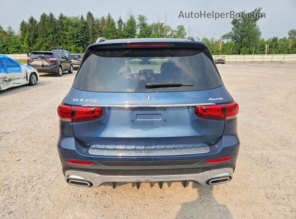 W1N4M4HB2MW080934 2021 MERCEDES-BENZ GLB-CLASS Синий Вид сзади