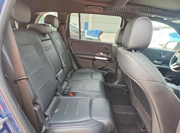 W1N4M4HB2MW080934 2021 MERCEDES-BENZ GLB-CLASS Синий Вид задней части салона