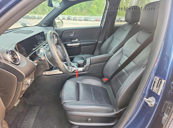 W1N4M4HB2MW080934 2021 MERCEDES-BENZ GLB-CLASS Синий Вид салона спереди