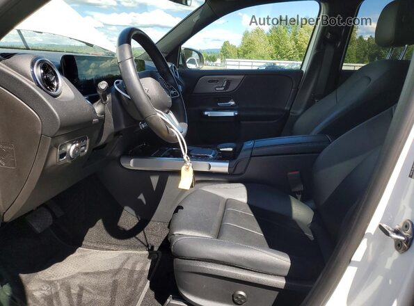W1N4M4HB3MW106540 2021 MERCEDES-BENZ GLB-CLASS Белый Вид салона спереди
