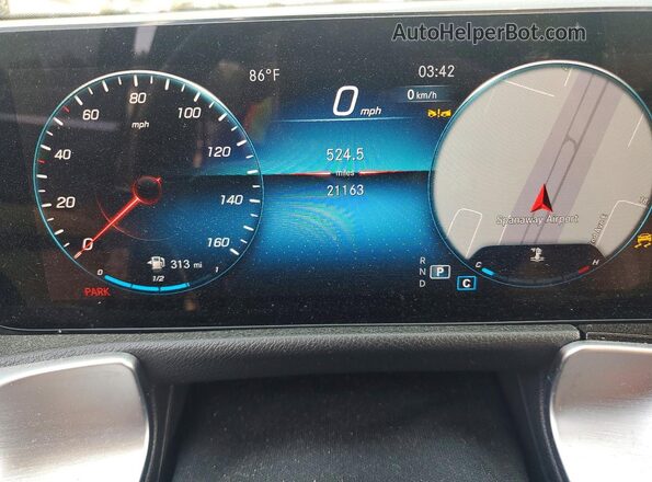 W1N4M4HB3PW308170 2023 MERCEDES-BENZ GLB-CLASS Черный Вид щитка приборов