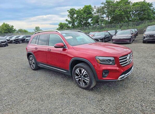 W1N4M4HB3RW370008 2024 MERCEDES-BENZ GLB-CLASS Red Задня права чверть