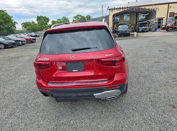 W1N4M4HB3RW370008 2024 MERCEDES-BENZ GLB-CLASS Red Вид ззаду